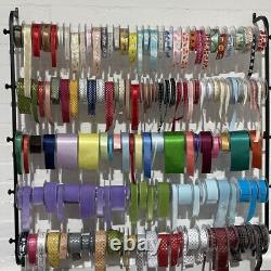 Plush Addict Iron Wall Mounted Ribbon Rack for Hanging, Organising or Storage