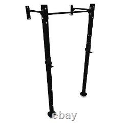 Power Rack Gym Rig Pull Up Bar Wall Mounted CrossFit Single Squat Bay