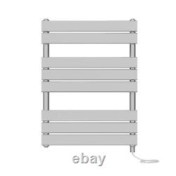 Prefilled Electric Heated Towel Rail Manual Radiator Flat Panel Warmer Ladder