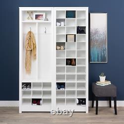 Prepac WUSR-0009-1 Cabinet, 36 pair Shoe Storage Rack, White