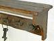 Reclaimed look wood Hat & Coat Rack with shelf Cottage Country style 3-10 hooks