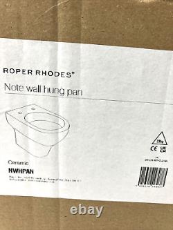 Roper Rhodes Note Wall Hung Toilet Pan White NWHPAN (Pan Only)
