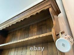 Rupert Nigel Griffiths Georgian style Solid Oak Antique Wall hanging plate rack