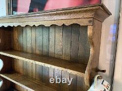 Rupert Nigel Griffiths Georgian style Solid Oak Antique Wall hanging plate rack