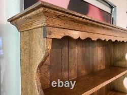 Rupert Nigel Griffiths Georgian style Solid Oak Antique Wall hanging plate rack