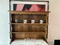 Rupert Nigel Griffiths Georgian style Solid Oak Antique Wall hanging plate rack