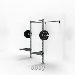 Saxon Wall Mounted Squat Rack Made In The Uk (free Shipping)