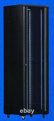 Server Rack 18U 19 inch rack wall mounted 600 W x600 D Glass Door