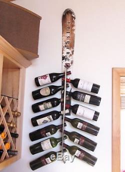 Ski Chair Snow 13 Bottle Wall Mounted Wine Rack