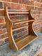 Small Vintage 1960's Ercol Two Tier Plate Rack / Wall Shelf