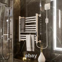 Smart Electric Ladder Heated Towel Rail Warmer Thermostatic Radiator LCD Display