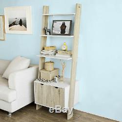 SoBuy Home Wood Standing Storage Rack Bookcase with Cabinet, FRG110-WN, UK
