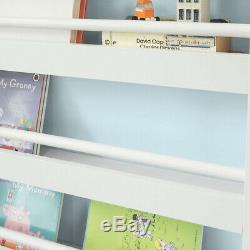 SoBuy Wall Mounted Children Bookcase Kids Display Shelving Rack, KMB08-K-W, UK