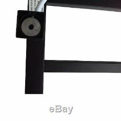Square Matte Black Heated Electric 8 Bar Towel Rack Ladder 304 Stainless Steel