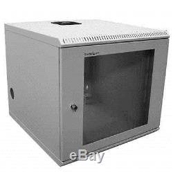 StarTech CAB1019WALL 10U 19in Wall Mounted Server Rack Cabinet 19 10U Internal