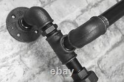 Steampunk Wall Mounted Industrial Double Towel Rail Custom Sizes