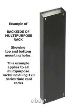 Steel Wall Mounted Clipboard Holder / Organizer Rack Falcon Model 206, 6 Pockets