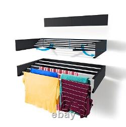 Step Up Laundry Drying Rack Airer Wall Mounted Retractable Modern Design