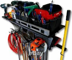 StoreYourBoard Garage Tool Storage Rack, Wall Mount Equipment Organizer Shelf