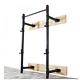Swiss Barbell Folding Squat Rack Power Cage Wall Mounted Rig J-Hooks IN STOCK