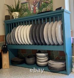 The Albert Handmade pine plate rack Storage