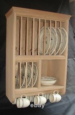 The Oakfield. Traditionally Crafted Plate Rack Standard or Tailored sizes
