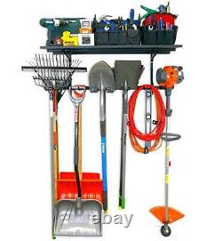 Tool Storage Rack Plus Overhead Shelf, Home and Garage Organizer