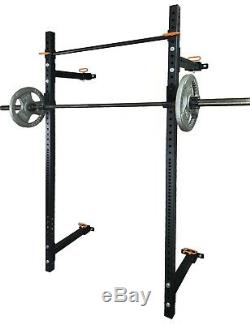 Total Body Base Power Rack Wall Mounted Folding Machine Heavy Duty Home Gym