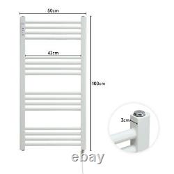 Towel Warmer Multi-Bars Wall Mounted Electric Heated Towel Drying Rack Bathroom
