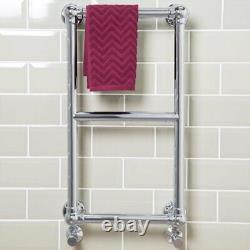 Traditional Bathroom Heated Warmer Towel Rail Radiator Rad 700 x 400 mm Chrome