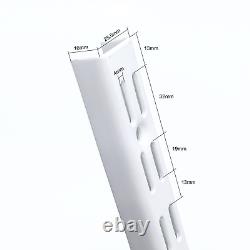 Twin Slot Shelving UK System Wall Upright Bracket Adjustable shelf BULK BOXs 10s