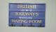 Up-Cycled GWR British Railway Waiting Room Sign Coat Rack Railwayania