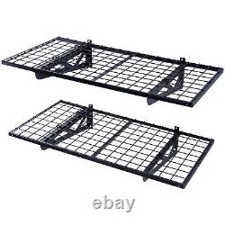 VEVOR 2PCS 4x2 ft Garage Storage Shelving Wall Mounted Heavy Duty Shelves Rack