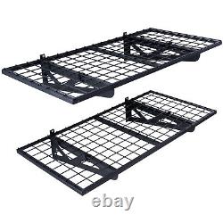 VEVOR 2PCS 4x2 ft Garage Storage Shelving Wall Mounted Heavy Duty Shelves Rack