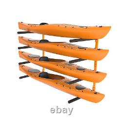 VEVOR Kayak Storage Wall Mount Hanger Rack for 4 Canoe Paddle Kayak Hanging Hook