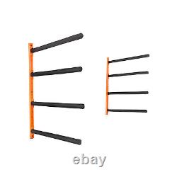 VEVOR Kayak Storage Wall Mount Hanger Rack for 4 Canoe Paddle Kayak Hanging Hook