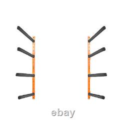 VEVOR Kayak Storage Wall Mount Hanger Rack for 4 Canoe Paddle Kayak Hanging Hook