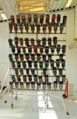 VINTAGE. Large galvanised bottle drying rack. Great for bar/restaurant/shop/home