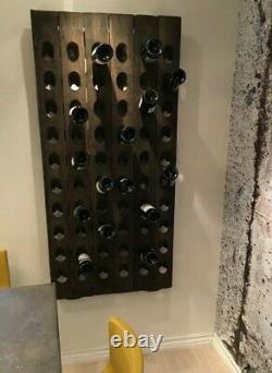 Very Old Champagne Riddling Rack for 60 Wine Bottles Big Oak Winerack 1A QUALITY