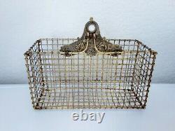 Victorian Brass Wall Mounted Post Out Rack C1879 Made By William Tonks & Son