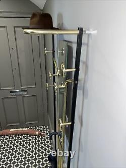 Vintage Antique French Hat Stand Coat Rack Hall Mirror Full Bought Atomic Era