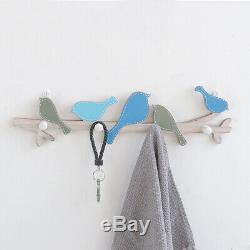Vintage Door Hooks Storage Hanging Coat Rack Wall Mount Home DIY Birds Hanger