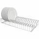 Vogue Buffalo Plate Rack Made of Stainless Steel Can Be Attached to Wall 915mm