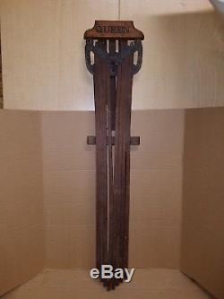 Vtg Queen Wood Laundry 8 Arm Clothes Hanger Drying Rack (wall Mount)