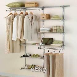 Walk In Closet Organizer System Storage Wardrobe Clothes Hanging Rack Hanger New