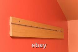 WallRax V2 -Wall Mounted Multi Guitar Hanger Rack Oak Finish Holds 1 8 guitars