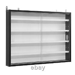 Wall Mounted Acrylic Display Case Figures Storage Rack Mart Collectibles Cabinet