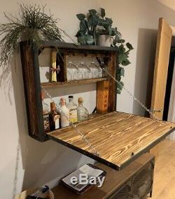 Wall Mounted Bar, Gin Bar, Home Bar, Wine Rack, Cocktail Bar, Drinks Cabinet