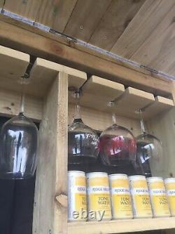 Wall Mounted Bar, Gin Bar, Prosecco Bar, Wine Rack, Cocktail Bar, Drinks Cabinet