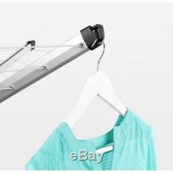 Wall Mounted Clothes Drying Rack Retractable 79FT Indoor Outdoor Laundry Folding